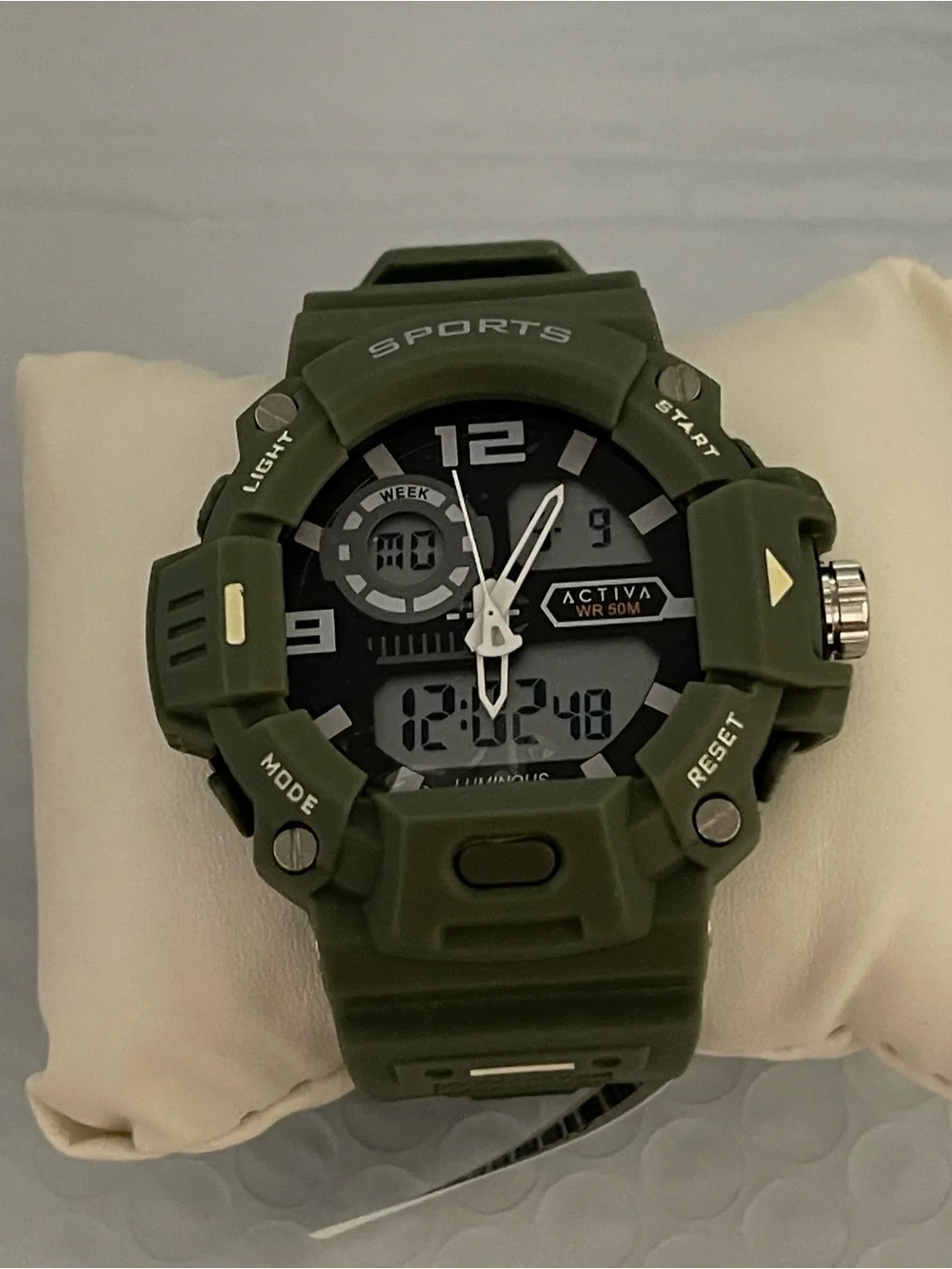 Activa Neo X Invicta Digital Analog Men's Watch - 55mm. Green